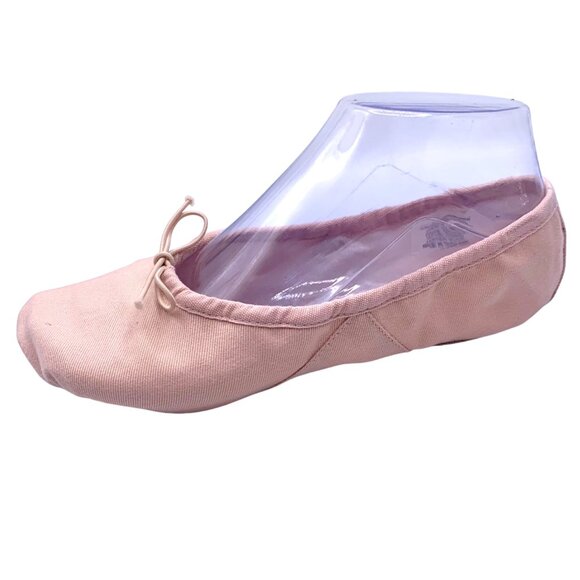 Bloch Prolite II Canvas Ballet Shoes Pink Girls 1.5 D S0213L Leather Toe Heel - Picture 2 of 11
